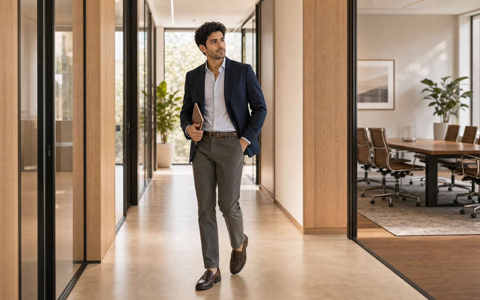 Photo Pose for Office wide office walk pose reference