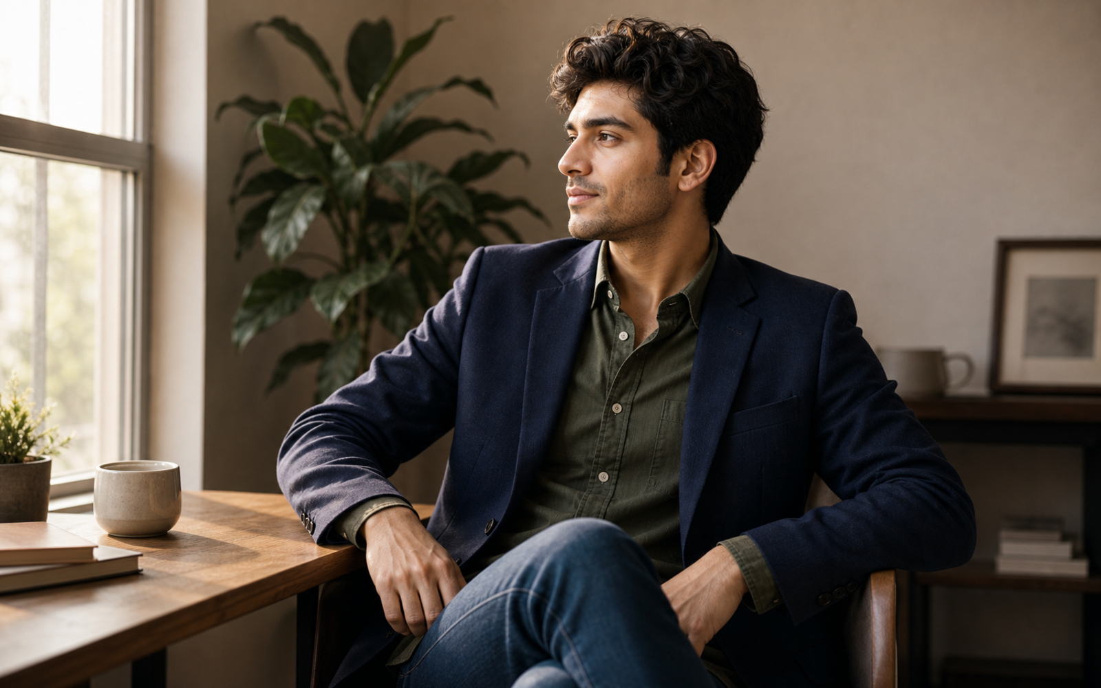 Pose for Profile Picture Boy wide personal profile frame pose reference