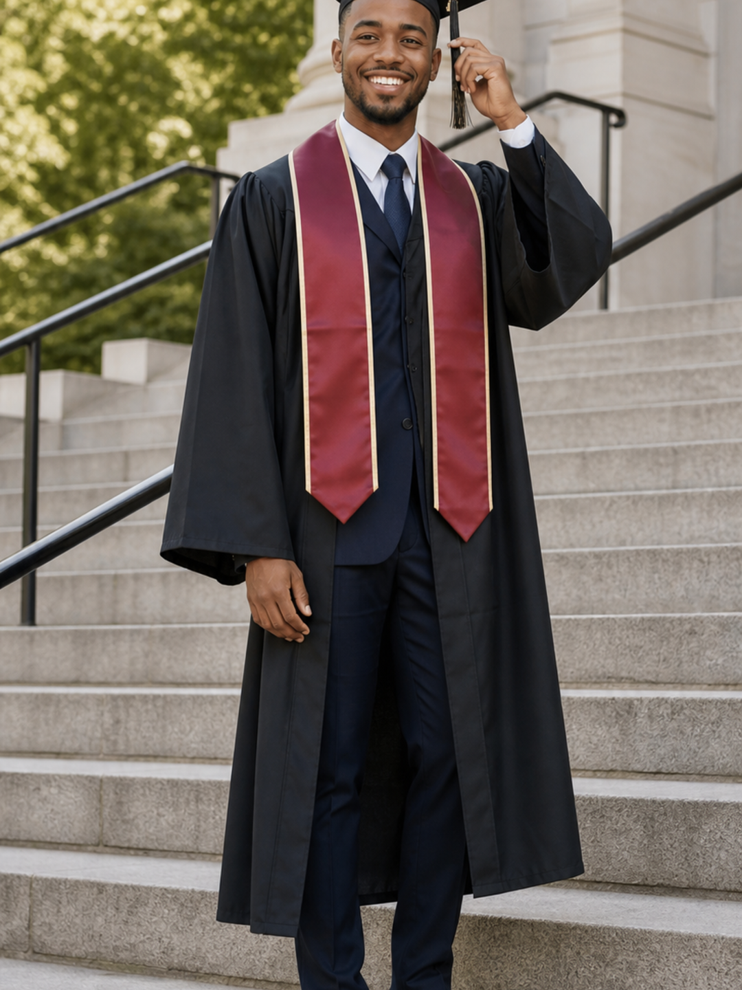 Poses for Outdoor Graduation Pictures cap toss pause pose reference