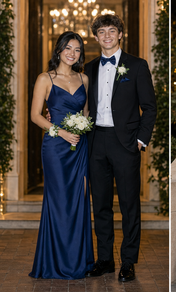 Classic prom date stance reference for prom date poses