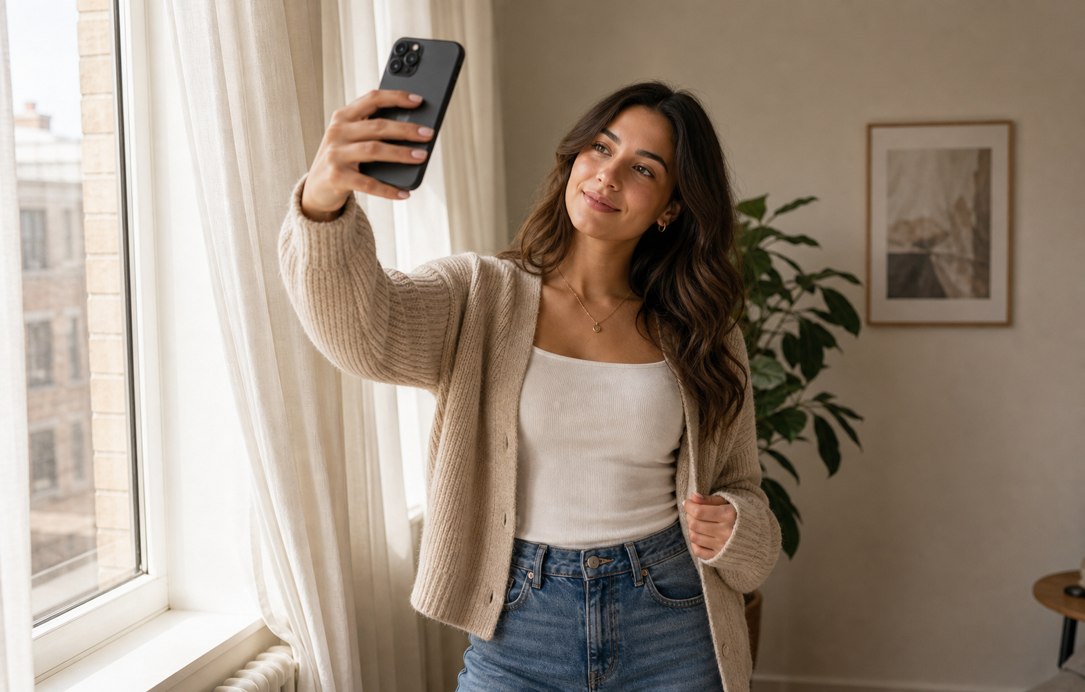 Window selfie pose reference for photo poses for girls selfie